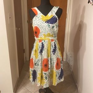 Anthropologie Floral Dress size 4